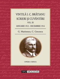 coperta carte scrieri si cuvantari
volumul iii de vintila i. c. bratianu